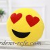 Vilead lindo suave Smiley emoji Almohadas emoticon divertido Cojines Peluche de juguete de felpa asiento de coche decorativo Mantas Almohadas novia regalo ali-85389860